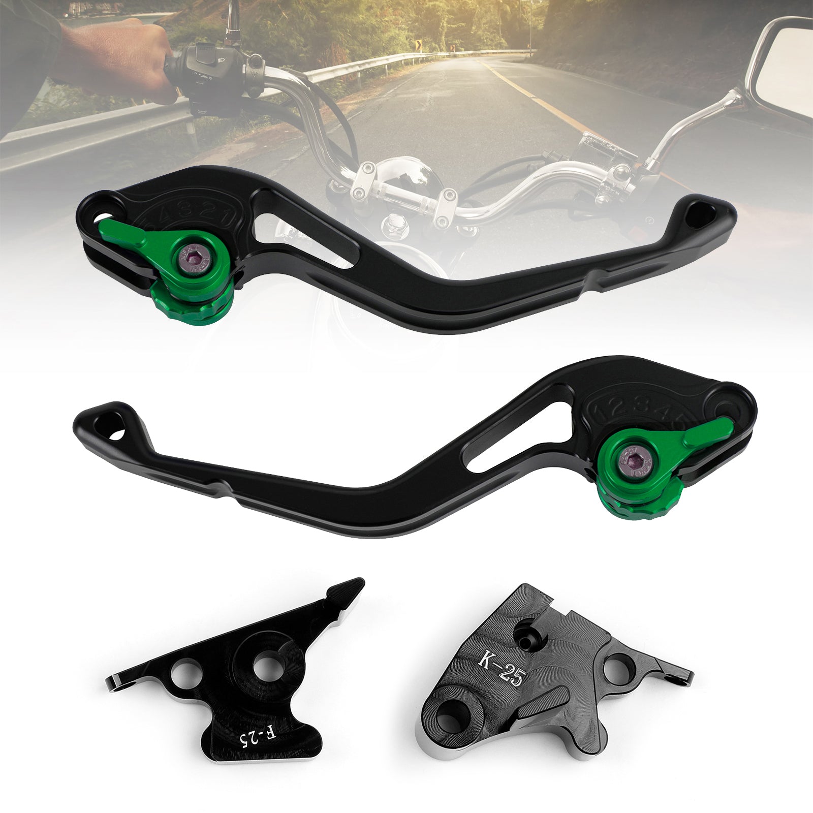 Kawasaki Ninja 250R 400 /Z300 Z250SL NEW Short Clutch Brake Lever