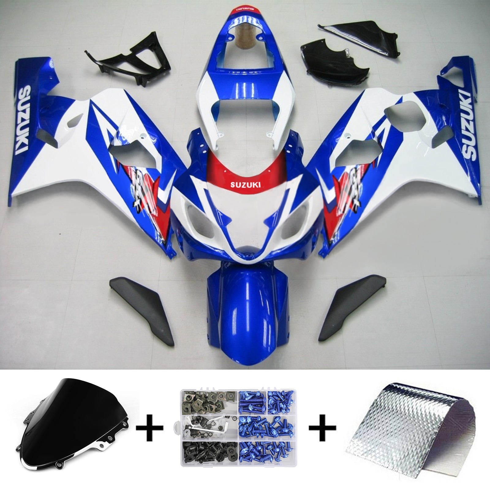 Suzuki GSXR 600/750 2004-2005 Fairing Kit Bodywork Plastic ABS