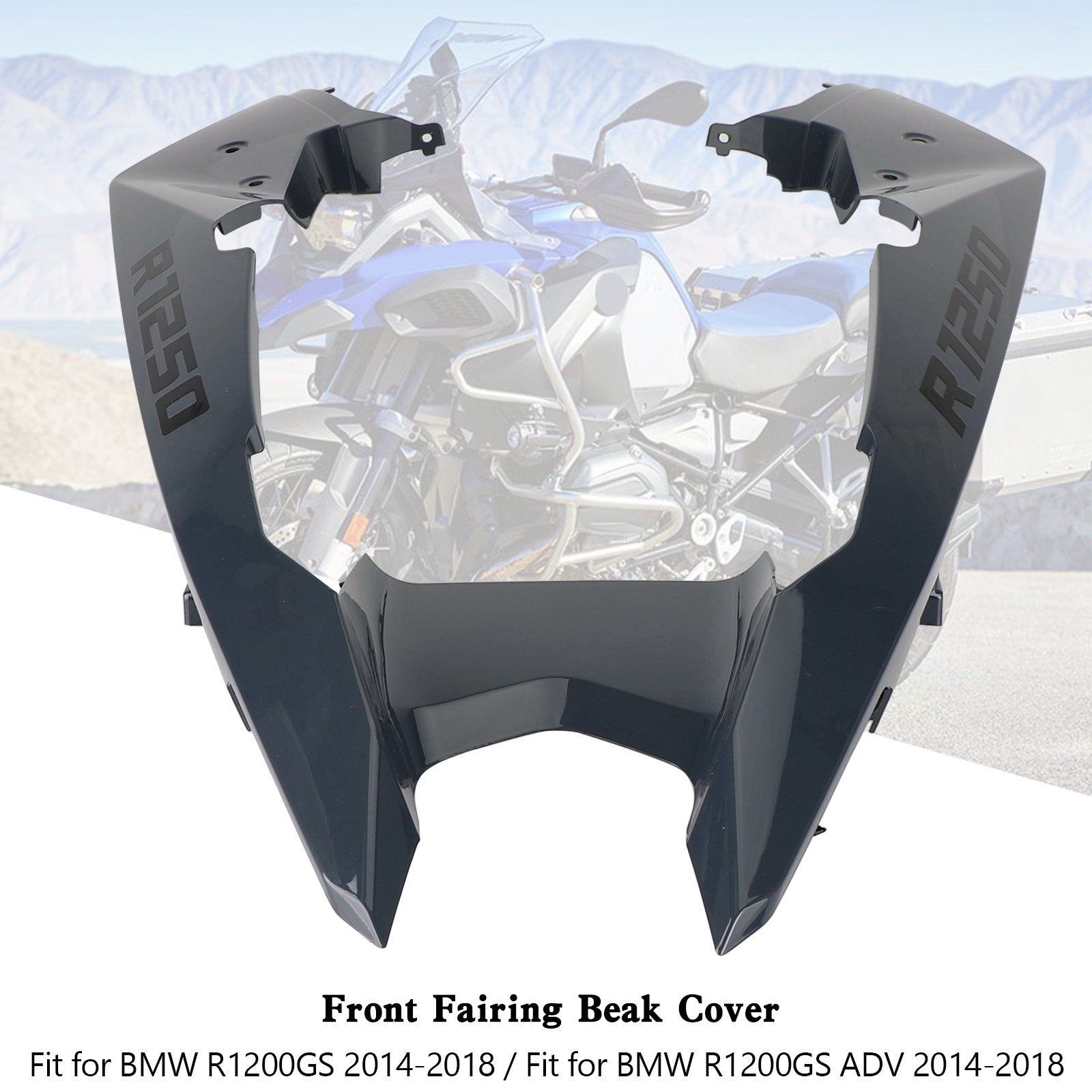 Cubierta de guardabarros de pico de carenado de nariz delantera para BMW R1250GS / ADV 2019-2022