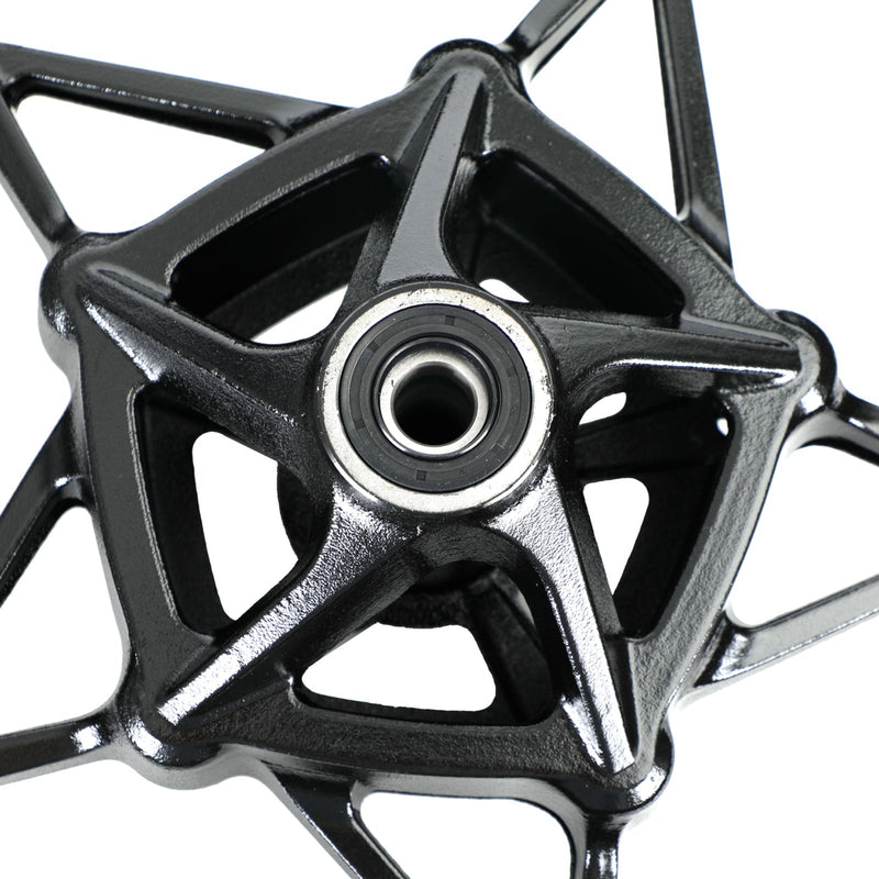 Forged Aluminum Alloy Rims Wheels for Kawasaki EX400 NINJA 400 Z400 2018-2022 Generic