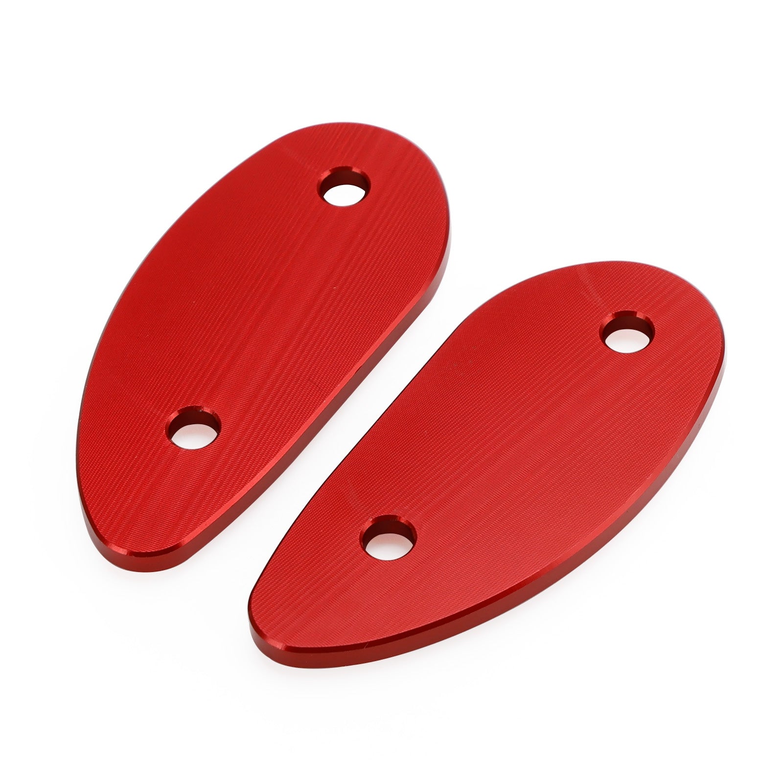 Red mirror delete blanking block off plates fits Honda CBR1000RR 2008-2023