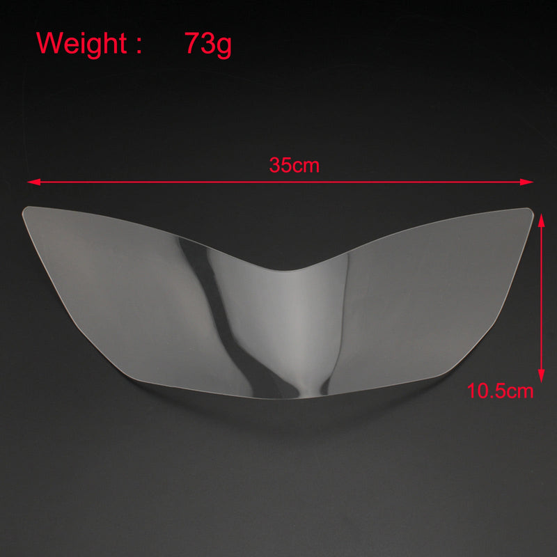 Protector de lente de faro delantero, lente de protección compatible con Honda Forza 300 2018-2019, humo genérico