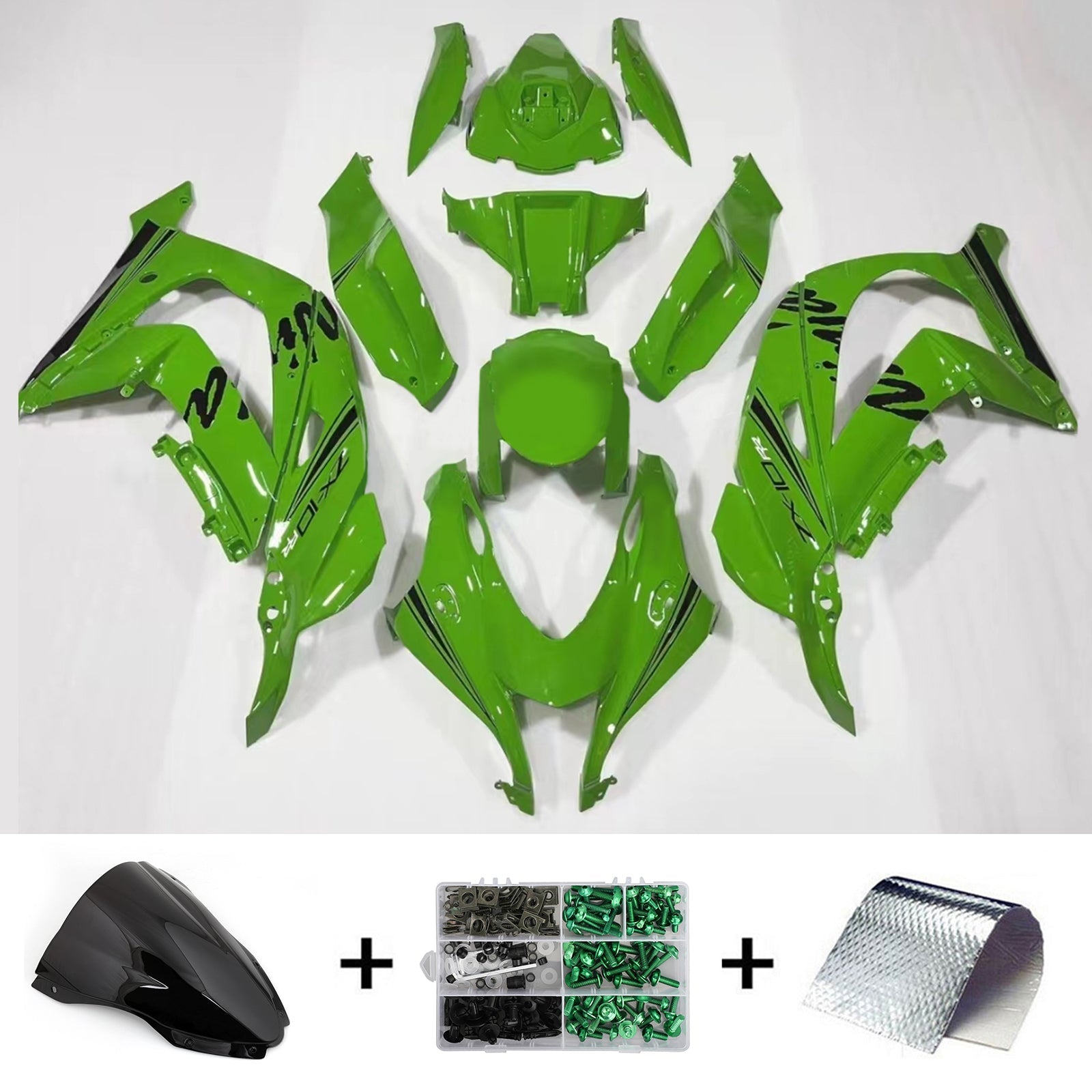 Kawasaki ZX10R 2016-2020 Fairing Kit Bodywork Plastic ABS