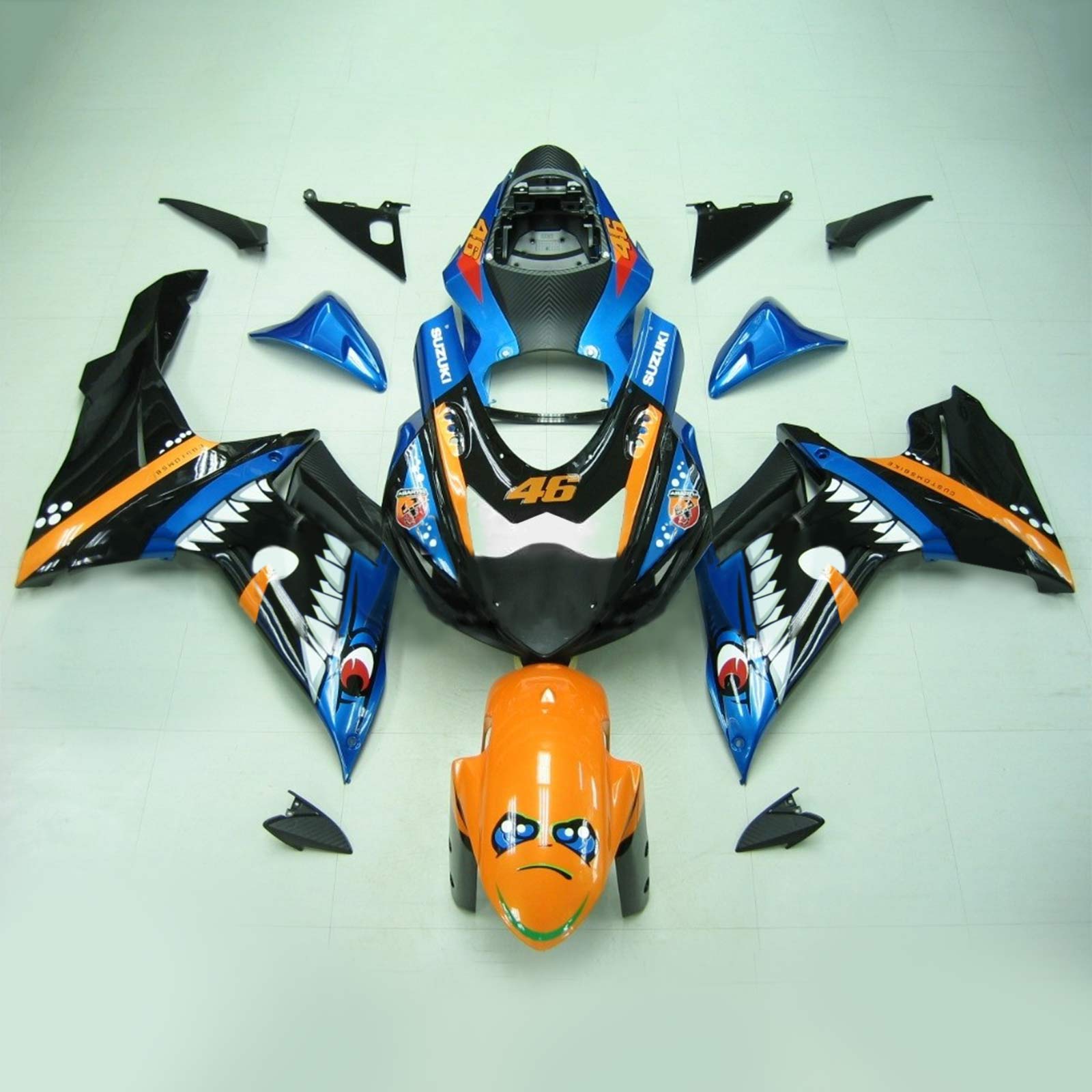 Suzuki GSXR 600/750 2011-2024 K11 Fairing Kit Bodywork Plastic ABS