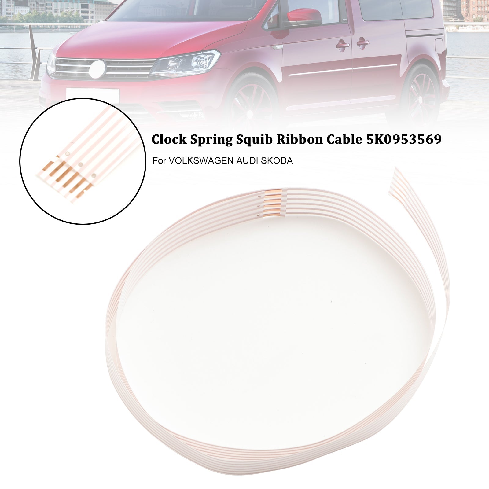 Clock Spring Squib Ribbon Cable 5K0953569 For VOLKSWAGEN AUDI SKODA