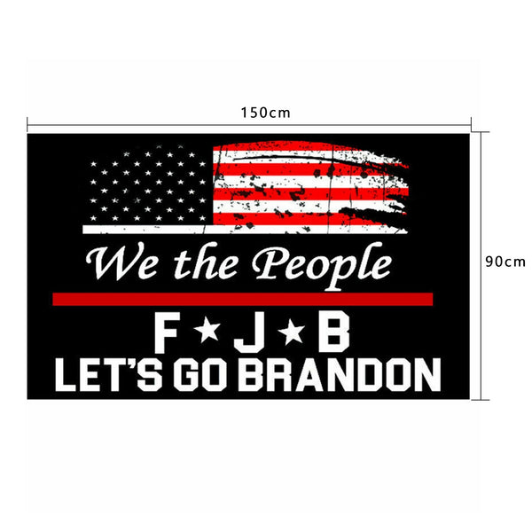 Let's Go Brandon Flag 3x5Ft Divertido FJB Anti Joe Biden 2021 Garden House Yard Flag