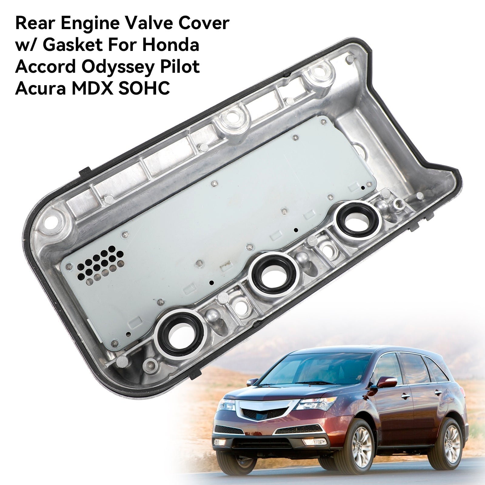 Honda Accord Crosstour 2010-2011 V6 3.5L Rear Engine Valve Cover w/ Gasket 12320R70A00