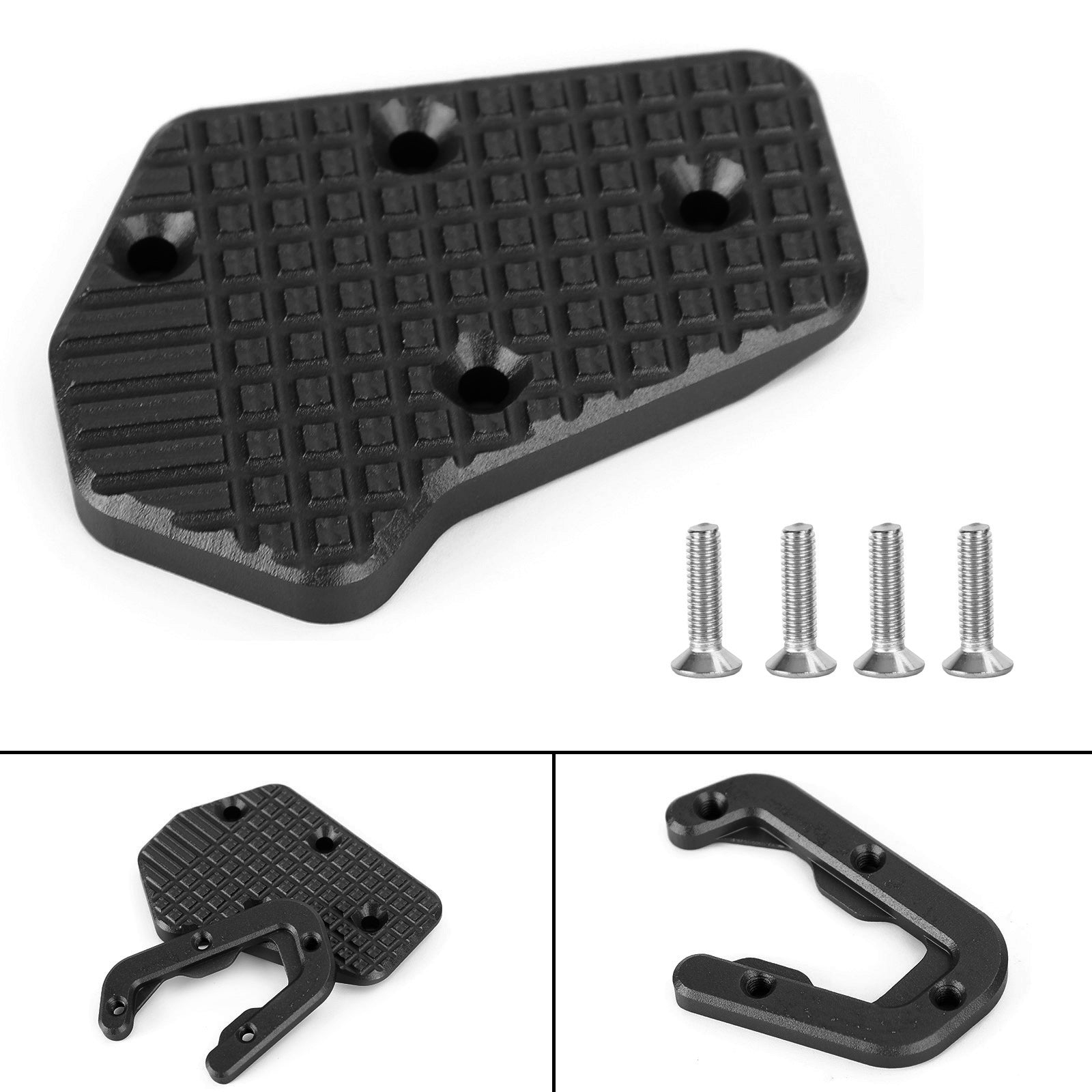 Ampliador Freno Trasero Extensión Pedal Palanca Aluminio Para Bmw F900XR 20-21 Plata Genérico