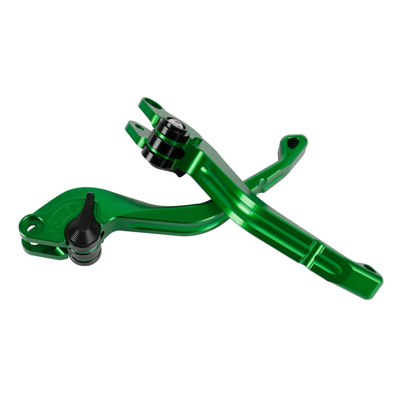 Palanca de freno de embrague corto CNC Kawasaki ZZR600 ZX6R ZX9R ZX10R Z1000