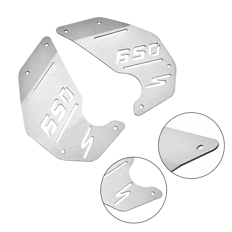 Kawasaki Vulcan S En Vn650 2015-2022 Engine Cover Plate Side Panel Silver For Cafe