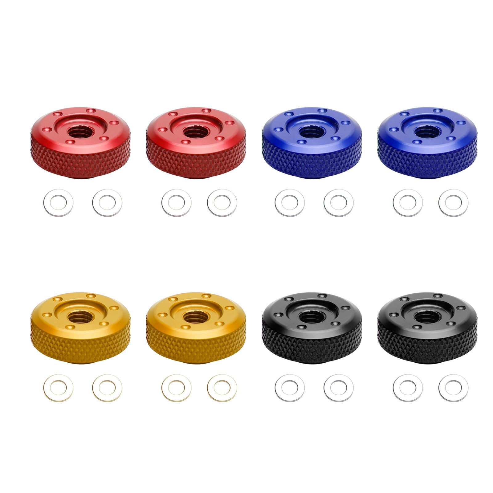 Aluminum Chain Adjust Nuts For Honda Grom 125 MSX Monkey Z125 Dax ST125 Trail