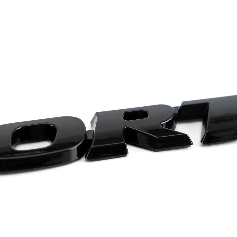 3D Sport Logo Coche Tronco Puerta trasera Emblema Insignia Calcomanía Calcomanía Carbono