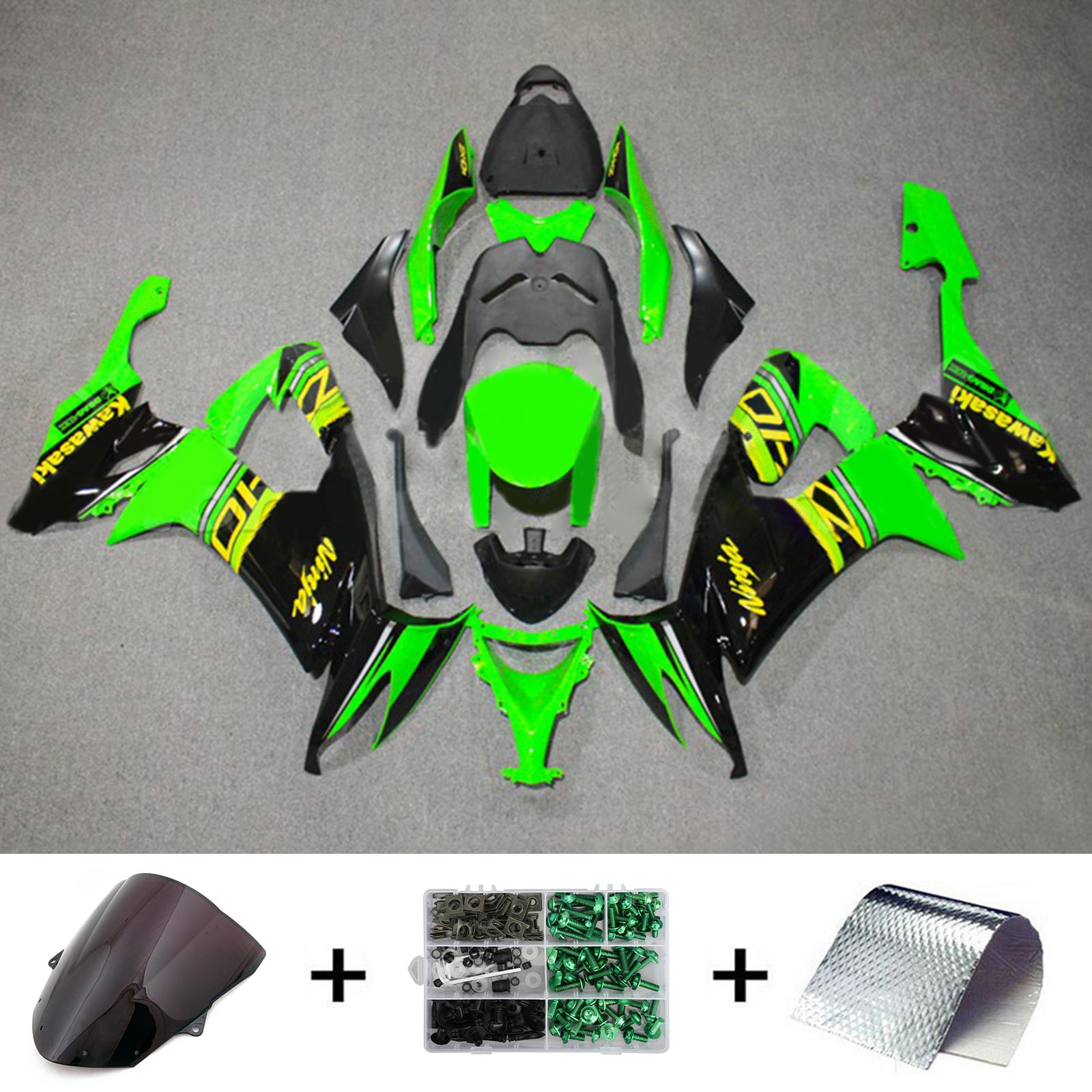 Kawasaki ZX10R 2008-2010 Fairing Kit Bodywork Plastic ABS