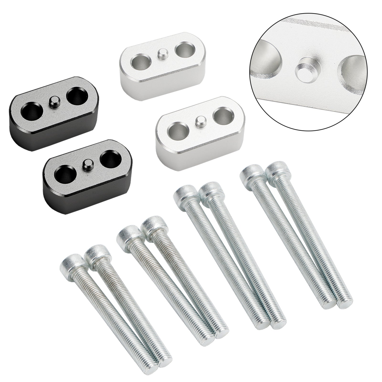 Handlebar risers H=20 mm Fits Tiger 900, GT, GT Pro, Rally & Rally Pro