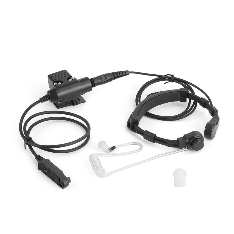 Waterproof Tactical Throat Mic Headset Fit for BaoFeng BF-UV9Rplus BF-UV9R