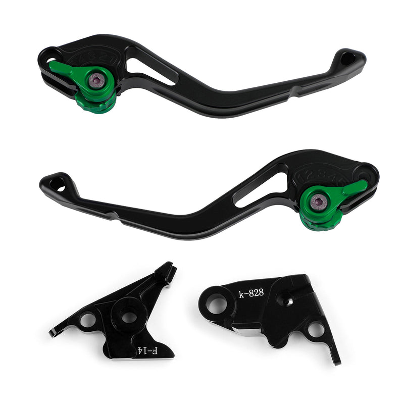 Palanca de freno de embrague corto para Kawasaki ZZR600 ZX6R ZX9R ZX10R Z1000