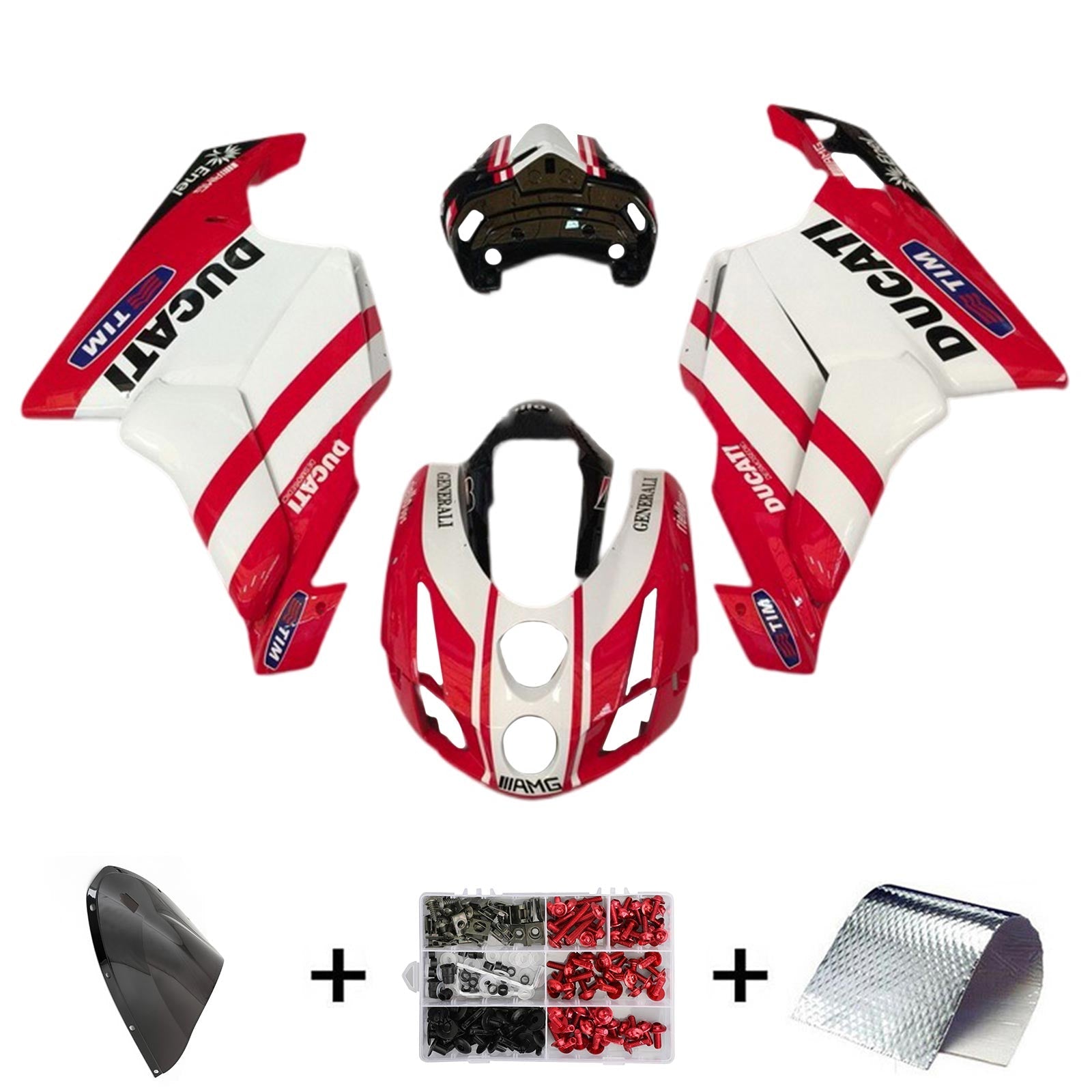 Ducati 999 749 2003 2004 Kit Carenado Carrocería ABS