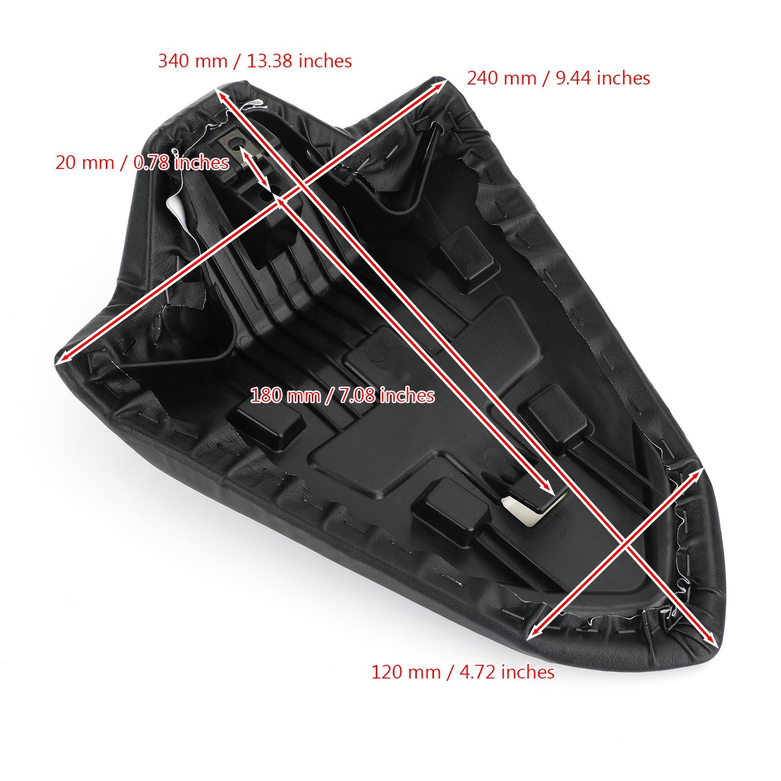 Asiento de pasajero trasero para Ducati Panigale V4 V4S V4R 2018-2020 genérico