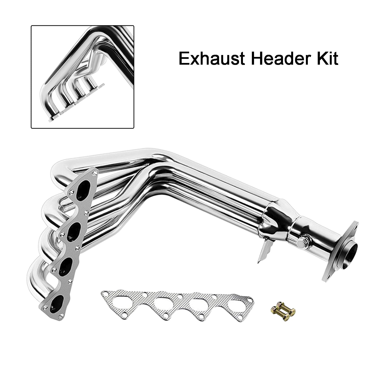 Honda Del Sol V-TEC 1993-1997 Stainless Steel Shorty Racing Exhaust Header