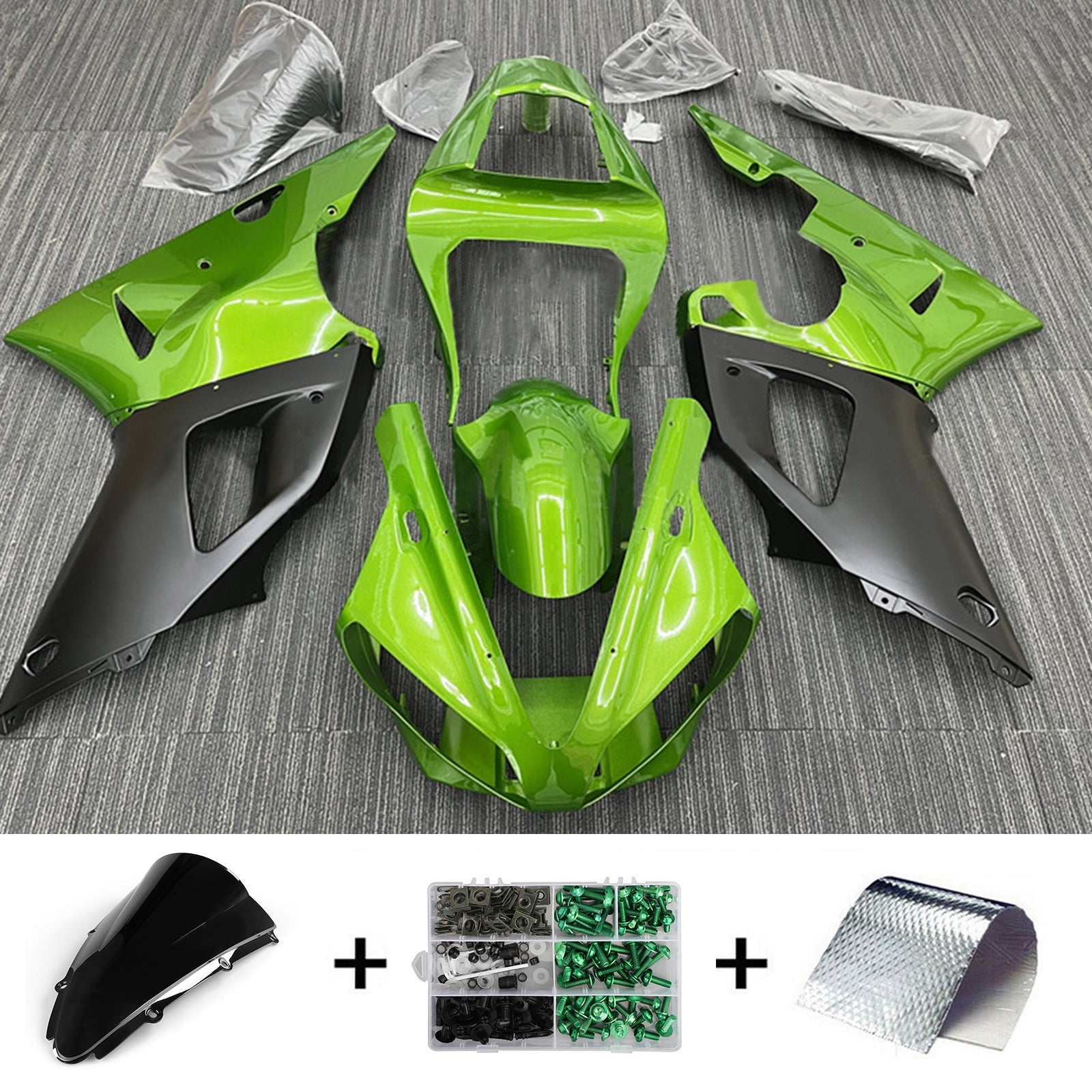 Yamaha YZF 1000 R1 2000-2001 Fairing Kit Bodywork Plastic ABS