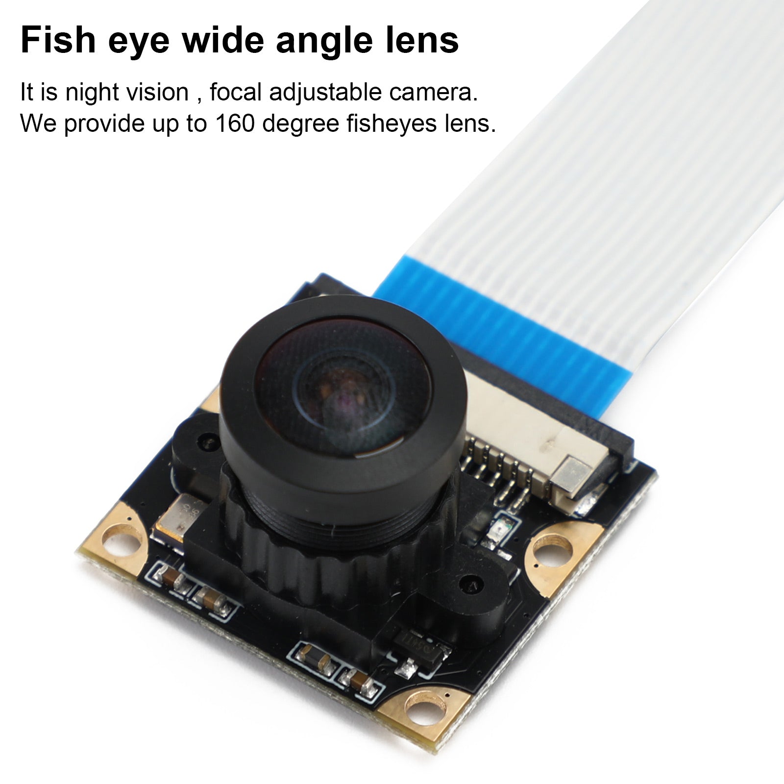 5Mp 130-220 Degree Night Infrared Light Vision Camera For Raspberry Pi 4B 3B+ 3B