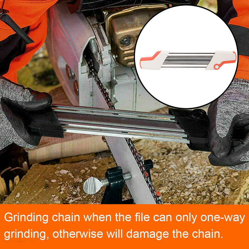 2 IN 1 Chainsaw Teeth Quick Sharpener File For STIHL 4.0-5.5mm Chainsaw