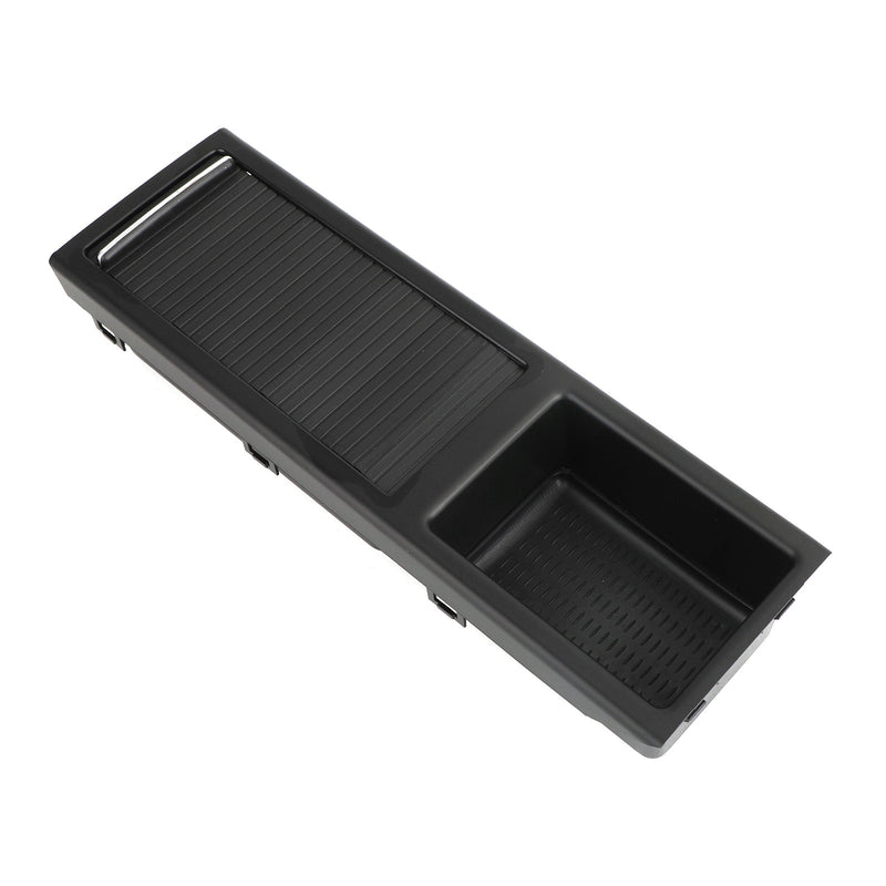 Portavasos de almacenamiento para consola central delantera negra compatible con BMW E46 3 Series 1998-2007 genérico