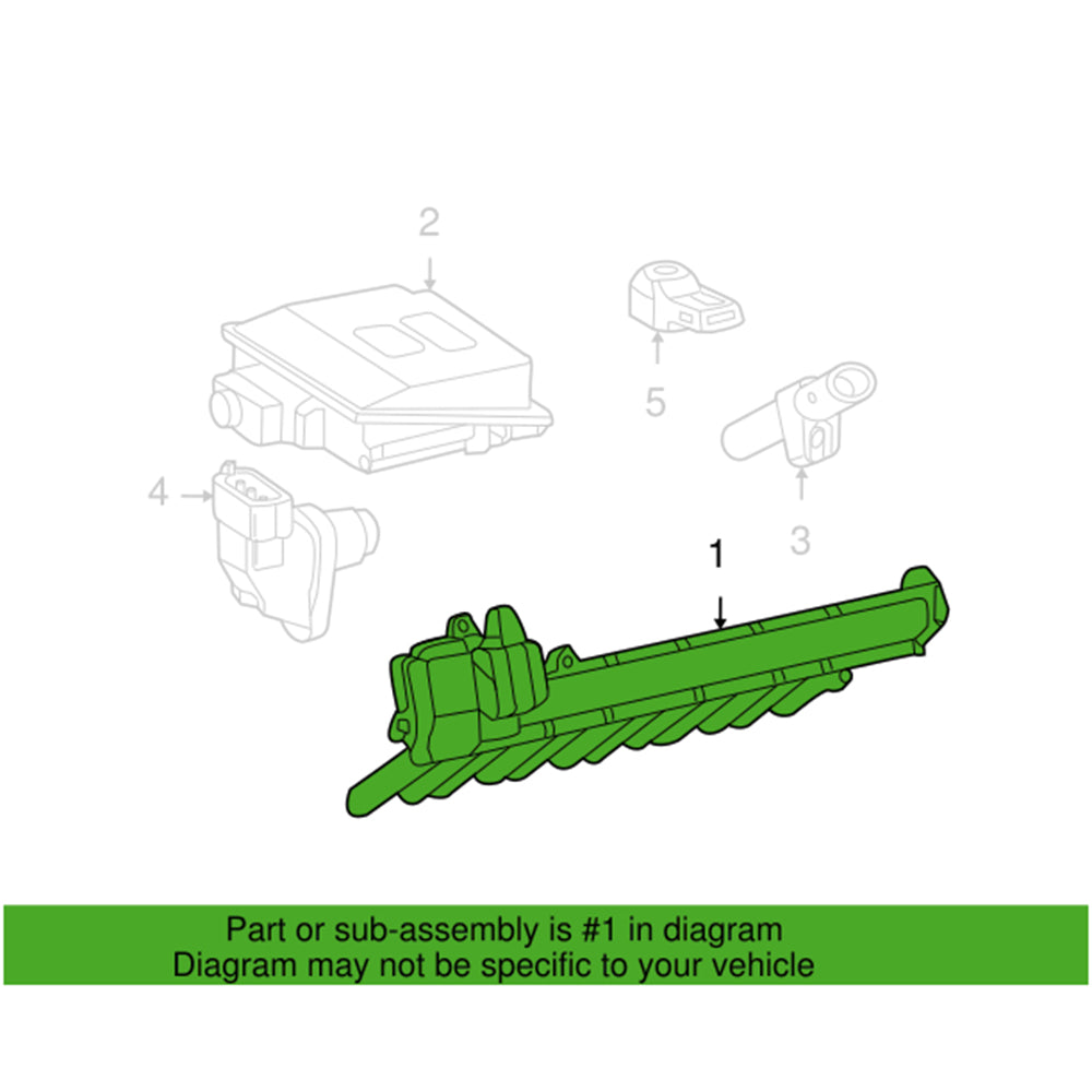 2005-2009 Mercedes-Benz SL65 AMG 230.479 Right Coil Pack Spark Plug Connectors Ignition A2751500480