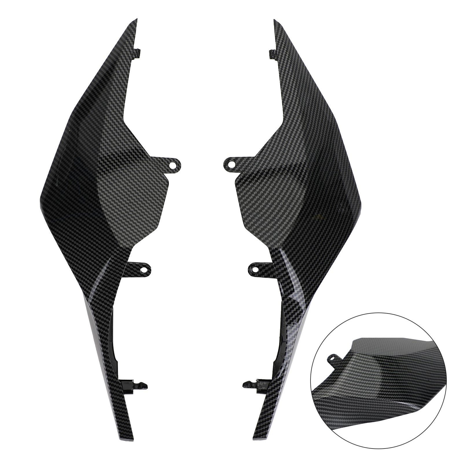 Rear Tail Side Seat Panel Trim Fairing Cowl Cover for Honda CB650R/CBR650R 2019-2023 Generic