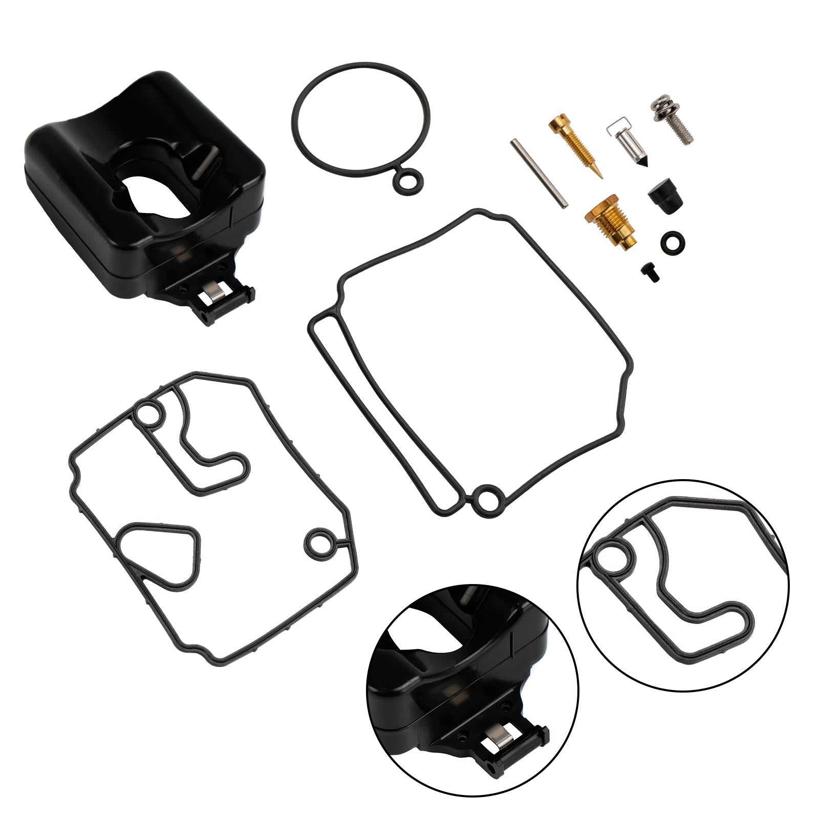 Carburetor Carb Rebuild Kit fit for Yamaha 2 Stroke 40HP 50HP Outboard Motor