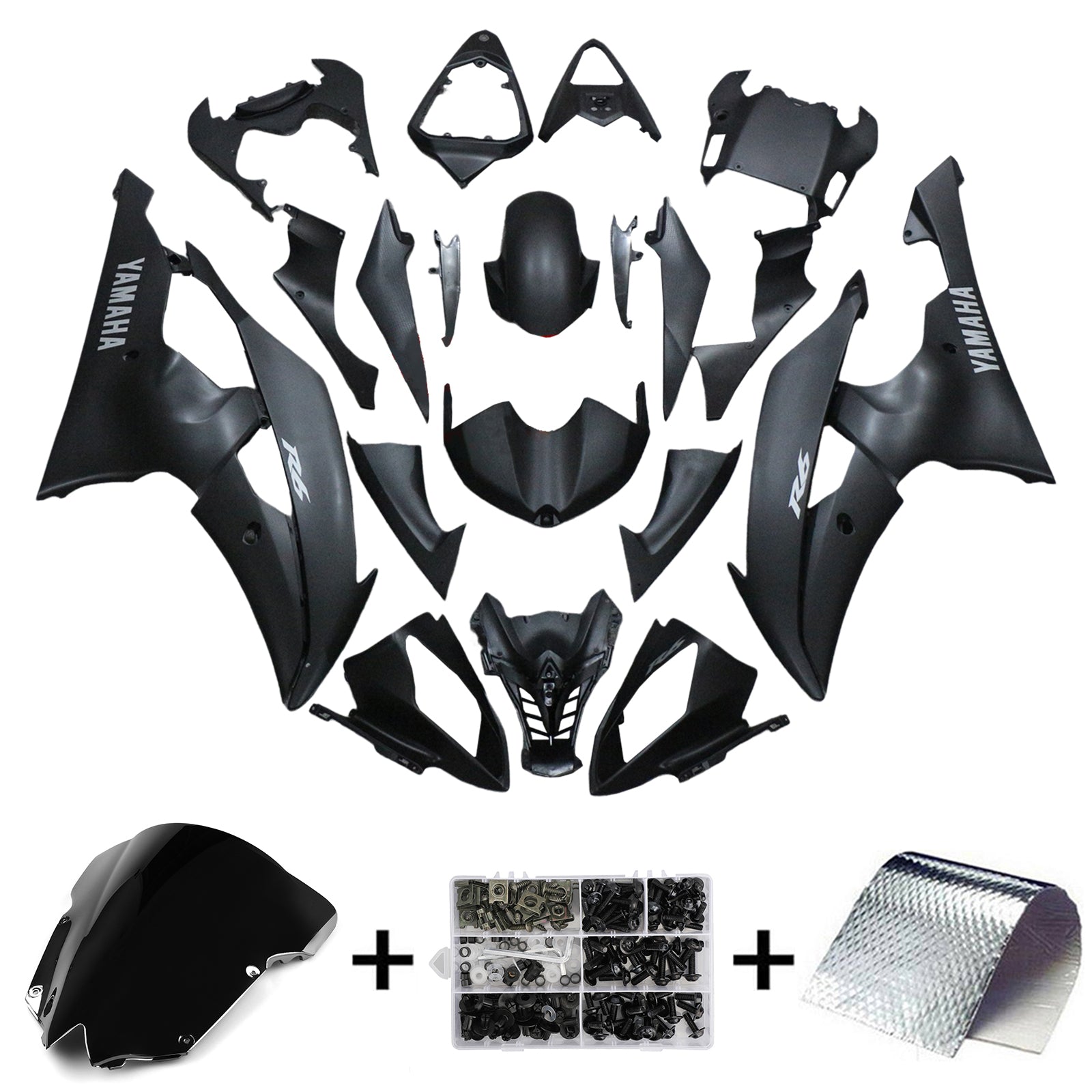 Yamaha YZF 600 R6 2008-2016 Fairing Kit Bodywork Plastic ABS