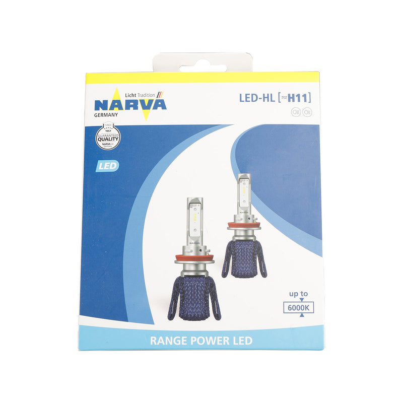 Para la gama NARVA Power LED-HL(≈H11) 6000K 12V16W IP65 a prueba de agua