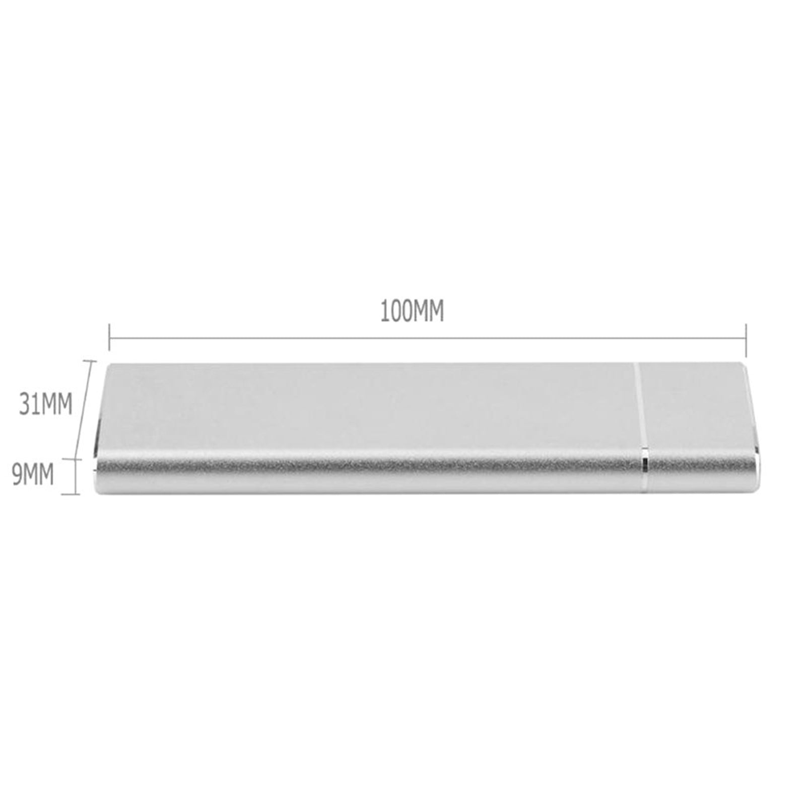 USB 3.1 Type-C To M.2 NGFF SSD Hard Drive Disk Box 6Gbps External Enclosure