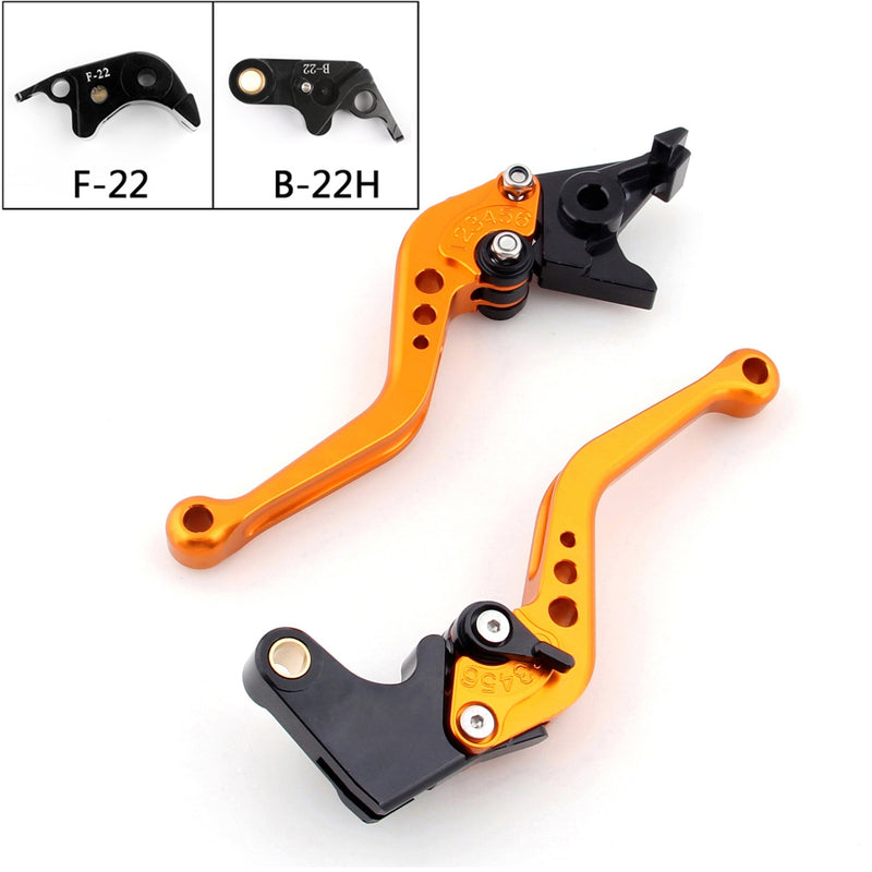 Short Brake & Clutch Lever For BMW S1000RR 15-2018 S1000R 15-18 (F-22/B-22H) Generic
