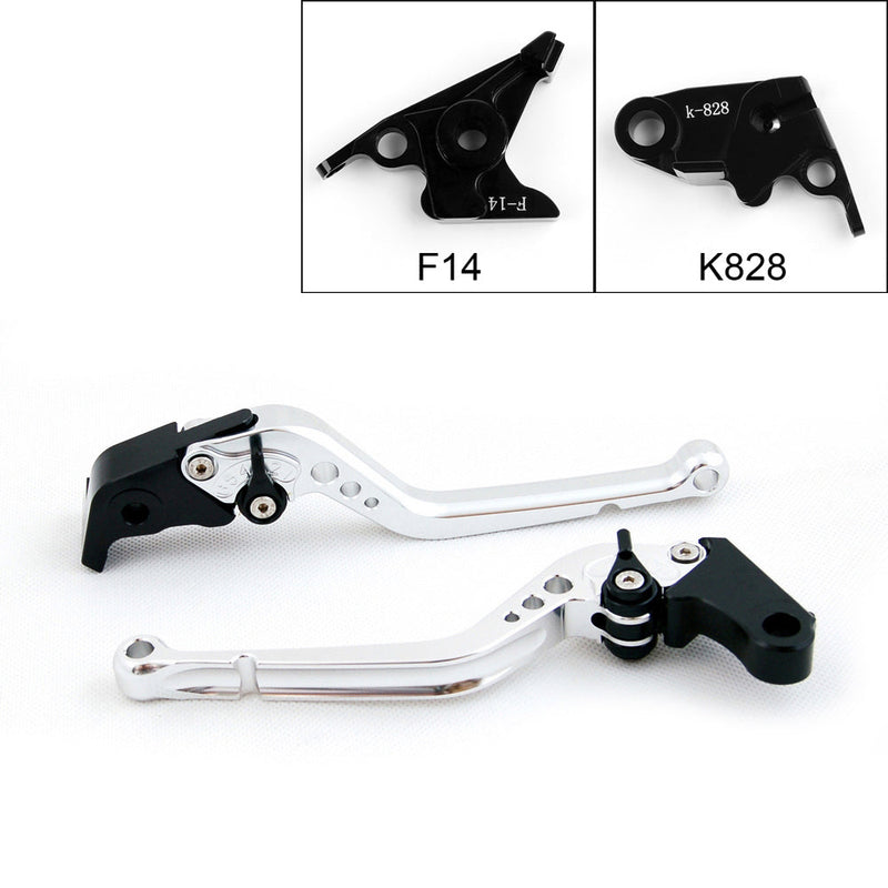 Palancas de embrague de freno para Kawasaki ZX6R/ZX636R/ZX6RR ZX 12R Z1000 ZZR600 negro genérico