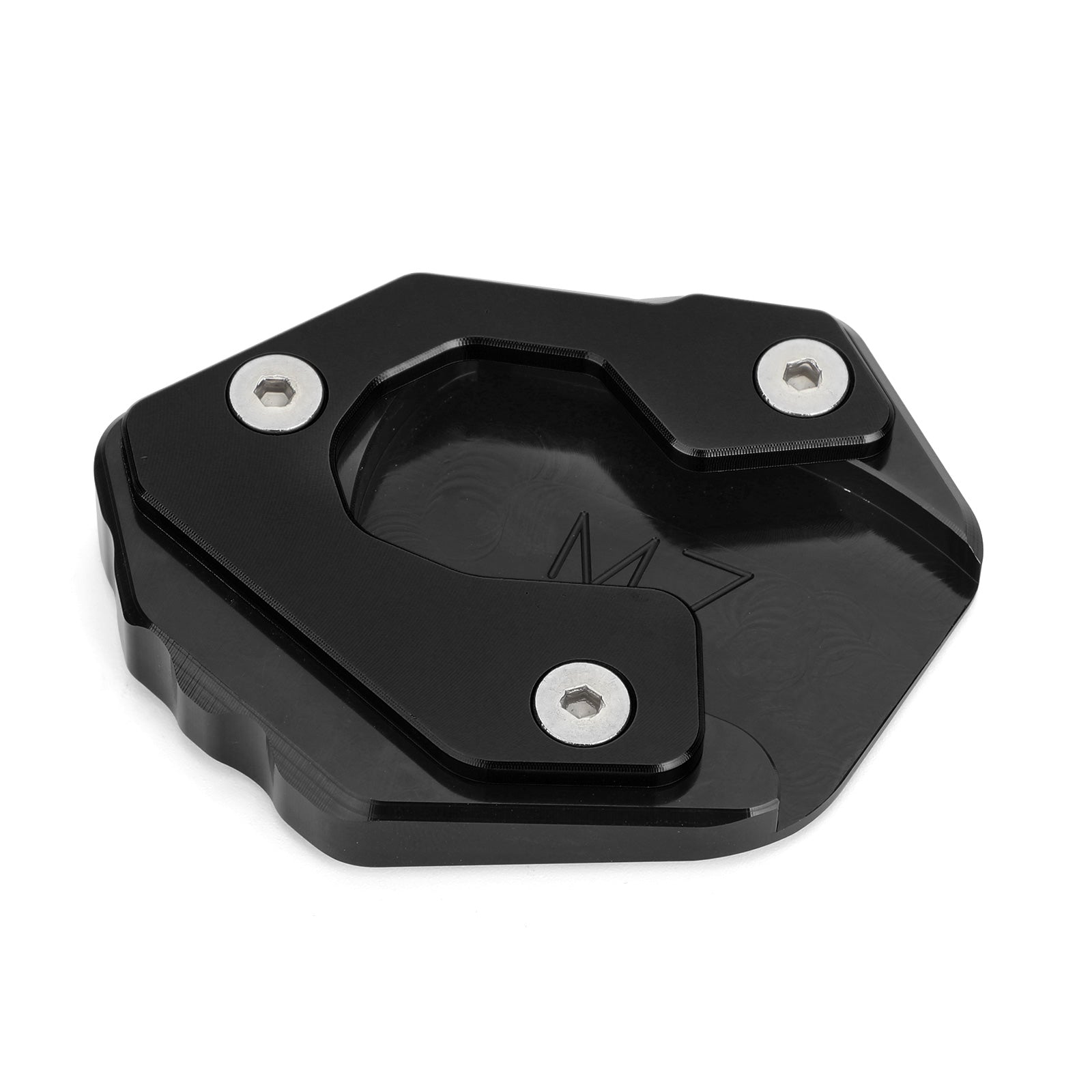 Kickstand Side Stand Extension Pad For Yamaha MT-07 FZ-07 Kickstand Side Stand Extension Pad Plate For Yamaha MT-07 FZ-07 Titanium Generic