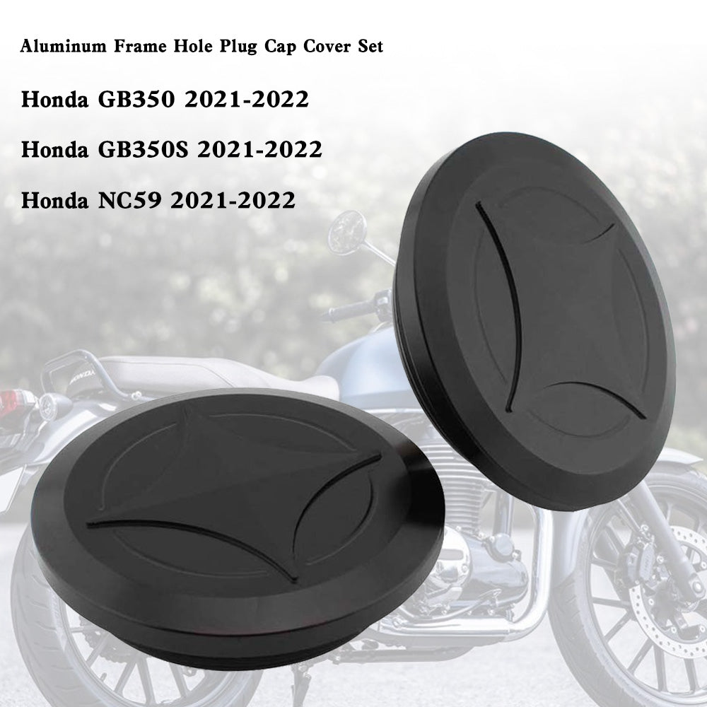 2021-2022 Honda GB350 NC59 CB350 Aluminum Frame Hole Plug Cap Cover Set