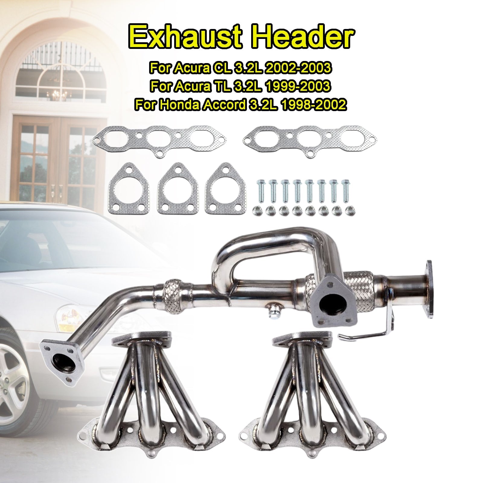 Honda Accord 3.2L 1998-2002 Exhaust Manifold Header HDSHA98V6