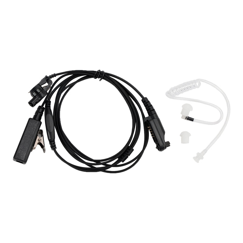 X1E-013A3 Acoustic Tube PTT Mic Headset Fit for Hytera X1P X1E X1 PD600 PD680