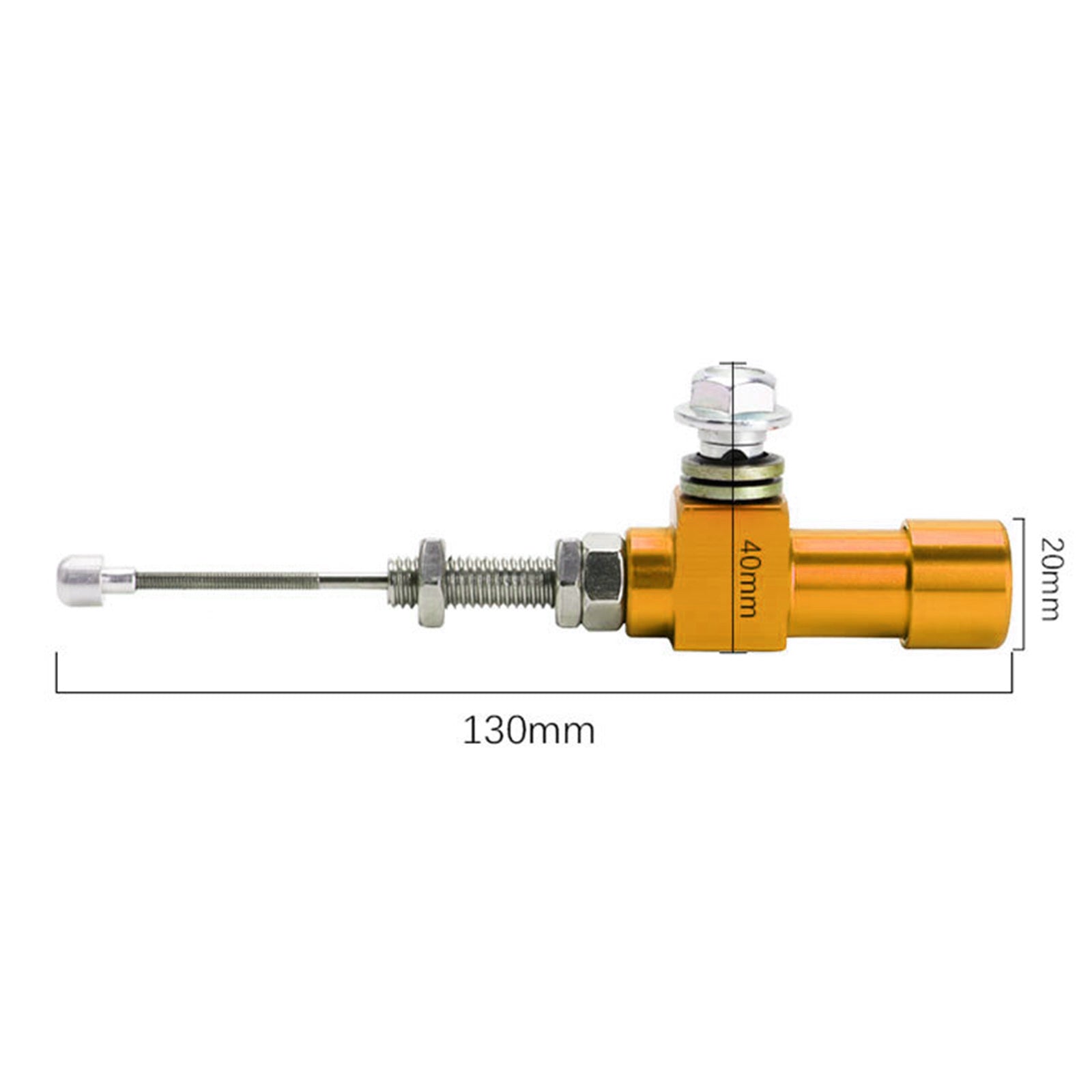 Motorcycle Hydraulic Clutch Master Cylinder Rod Brake Pump M10X1.25Mm Aluminum