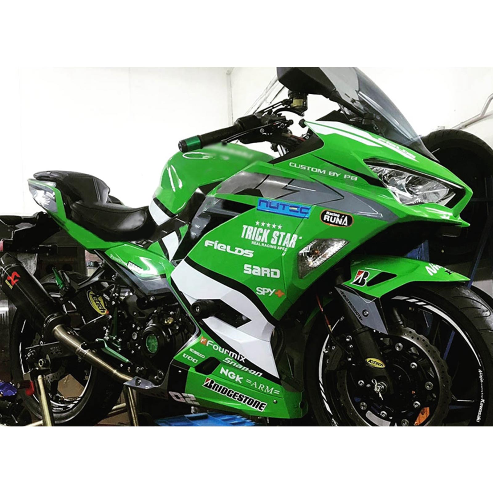 Amotopart Kawasaki EX400 Ninja400 2018-2024 Fairing Kit Bodywork Plastic ABS