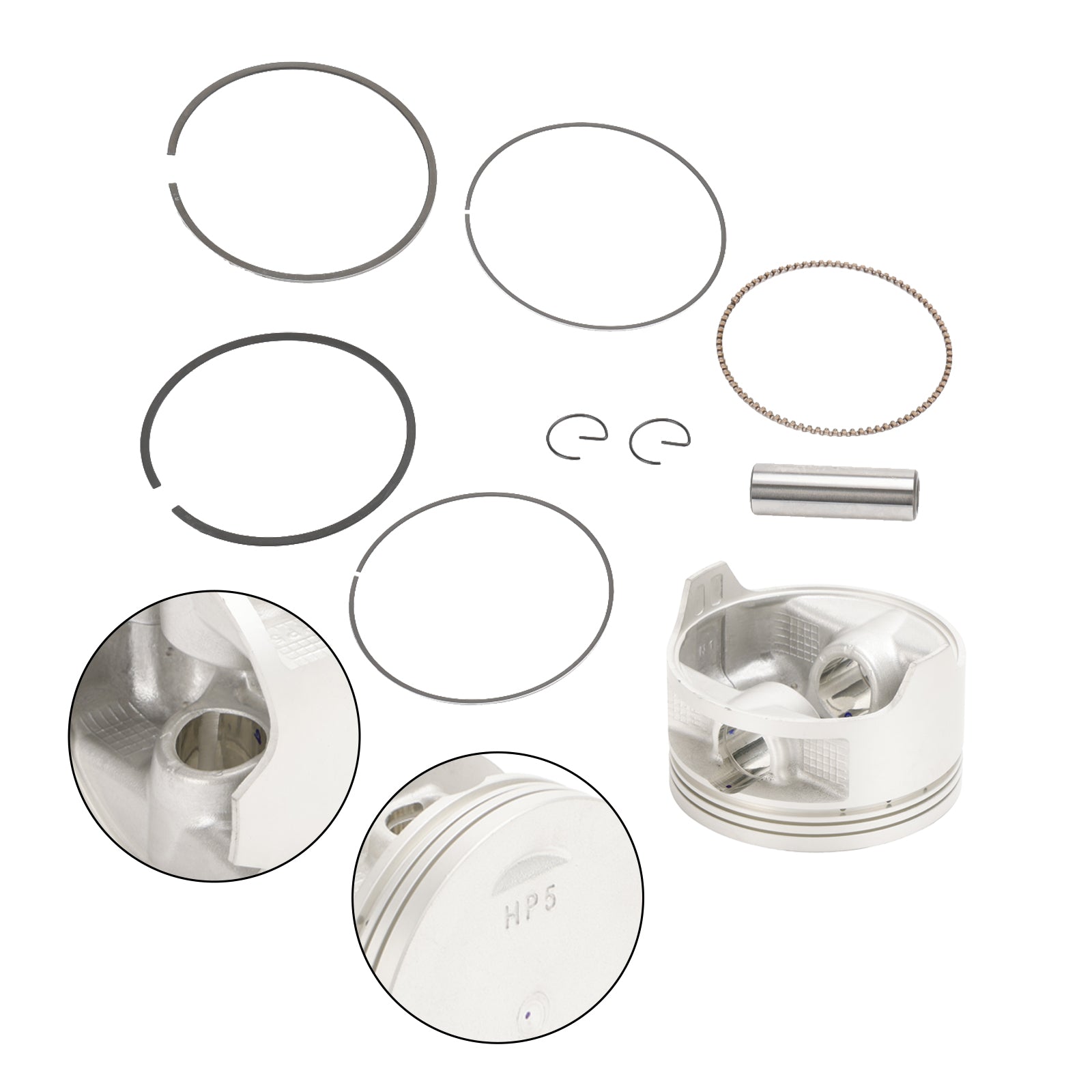 Honda Rancher Trx420 2007-2018 Piston Ring Rebuild Kit Std Bore 86.5Mm