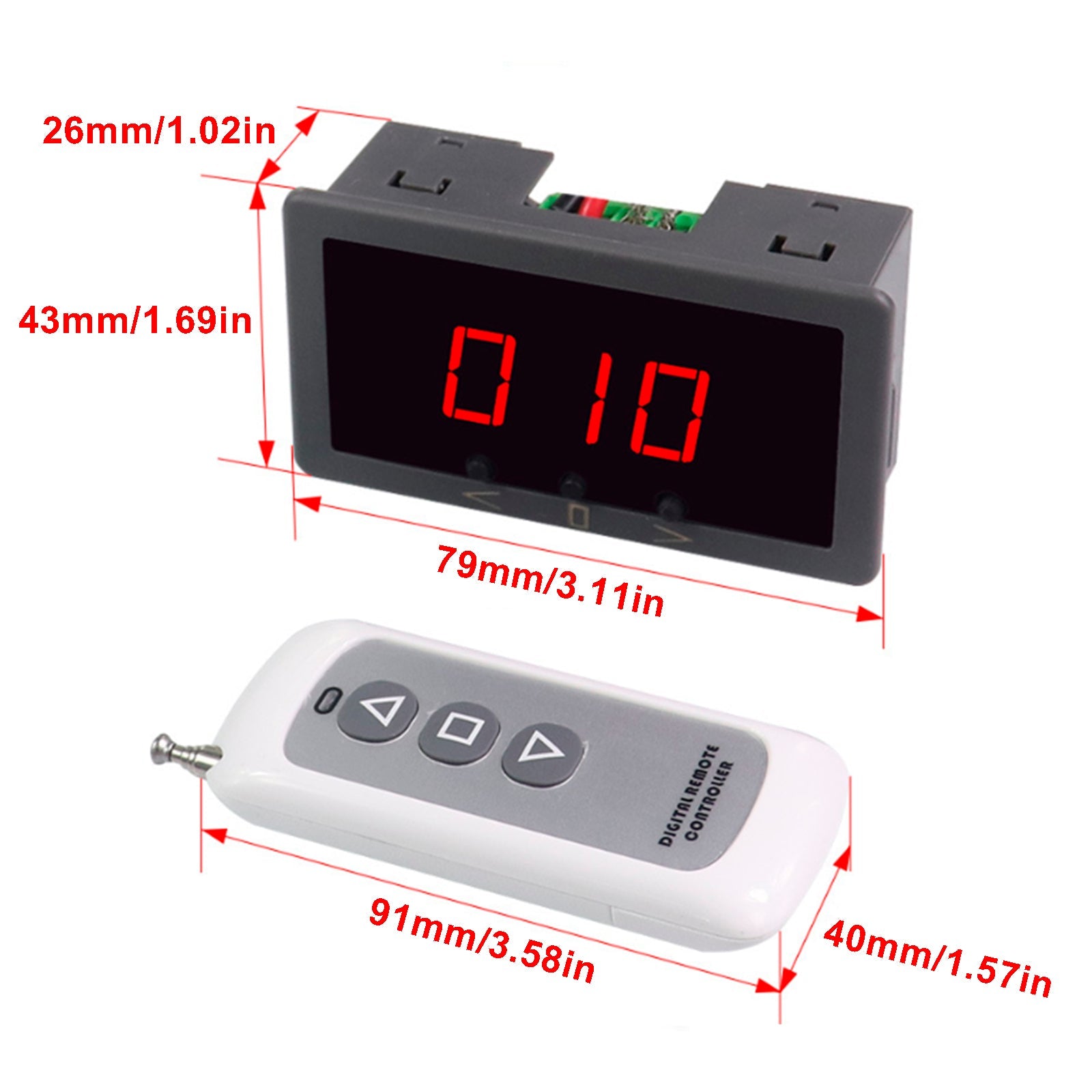 6V 12V 24V 5A PWM DC موتور سرعة تحكم Wirless عكسها التحكم عن بعد