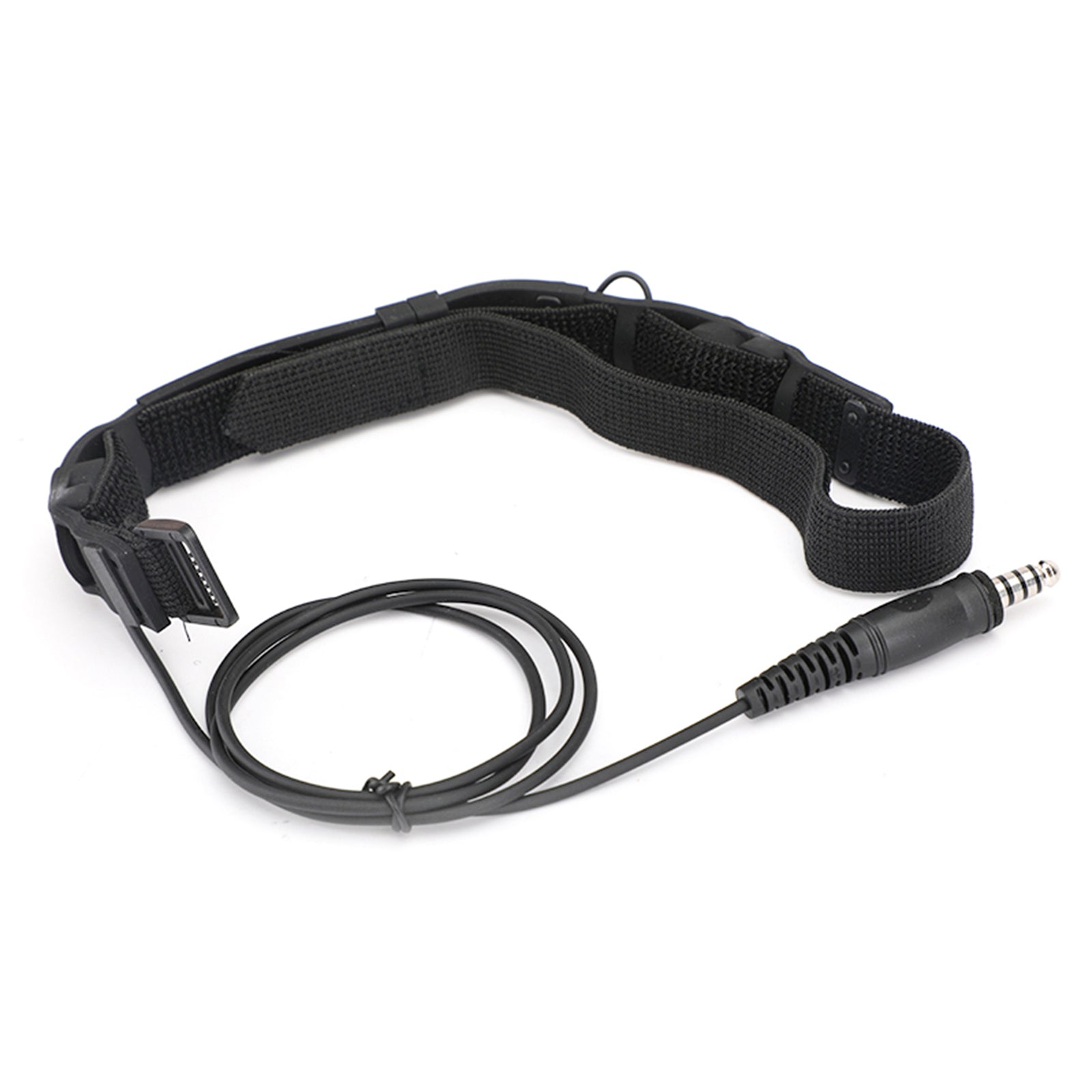 Tactical Throat Tube Mic 7.1mm Plug Headset For Kenwood TK-208 TK-220 TK-240