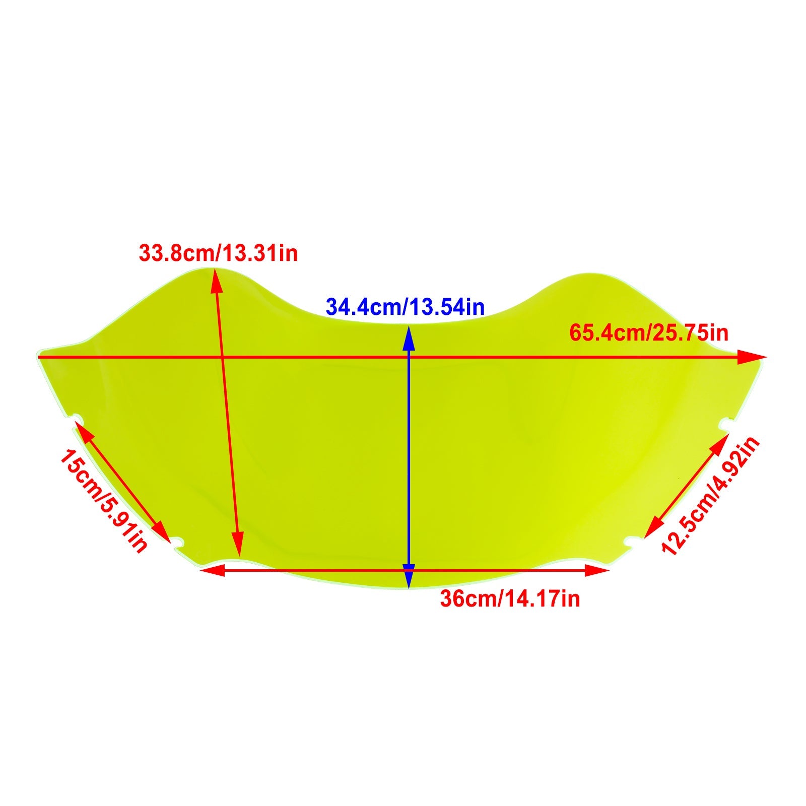 الطريق جيلد FLTR 2015-2023 ABS الزجاج الأمامي للدراجات النارية