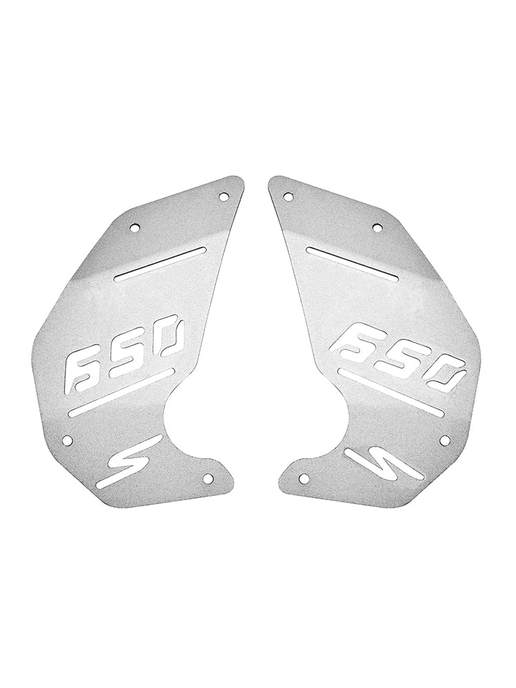 Kawasaki Vulcan S En Vn650 2015-2022 Placa De Cubierta Del Motor Panel Lateral Plata Para Café