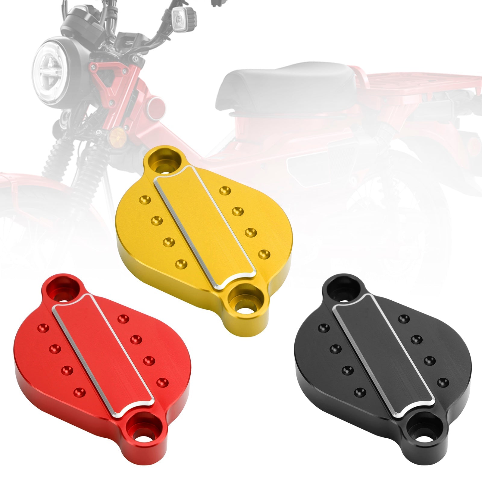 Tapa del cilindro del motor, cubierta de válvula de taqué para Honda Ct125 Cub Hunter Monkey Red