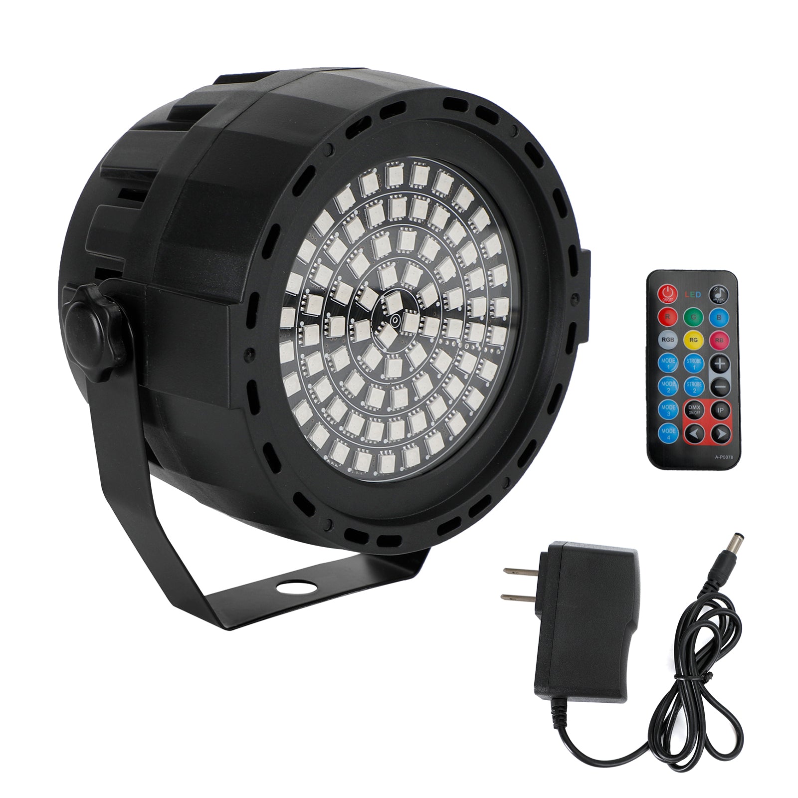 91 LED RGB Strobe Par Light Stage Light DMX Party Show KTV Bar Disco With Remote