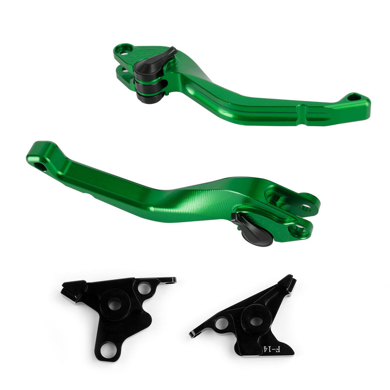 Palanca de freno de embrague corto CNC Kawasaki ZRX1100 ZZR1200 ZX7R ZG1000