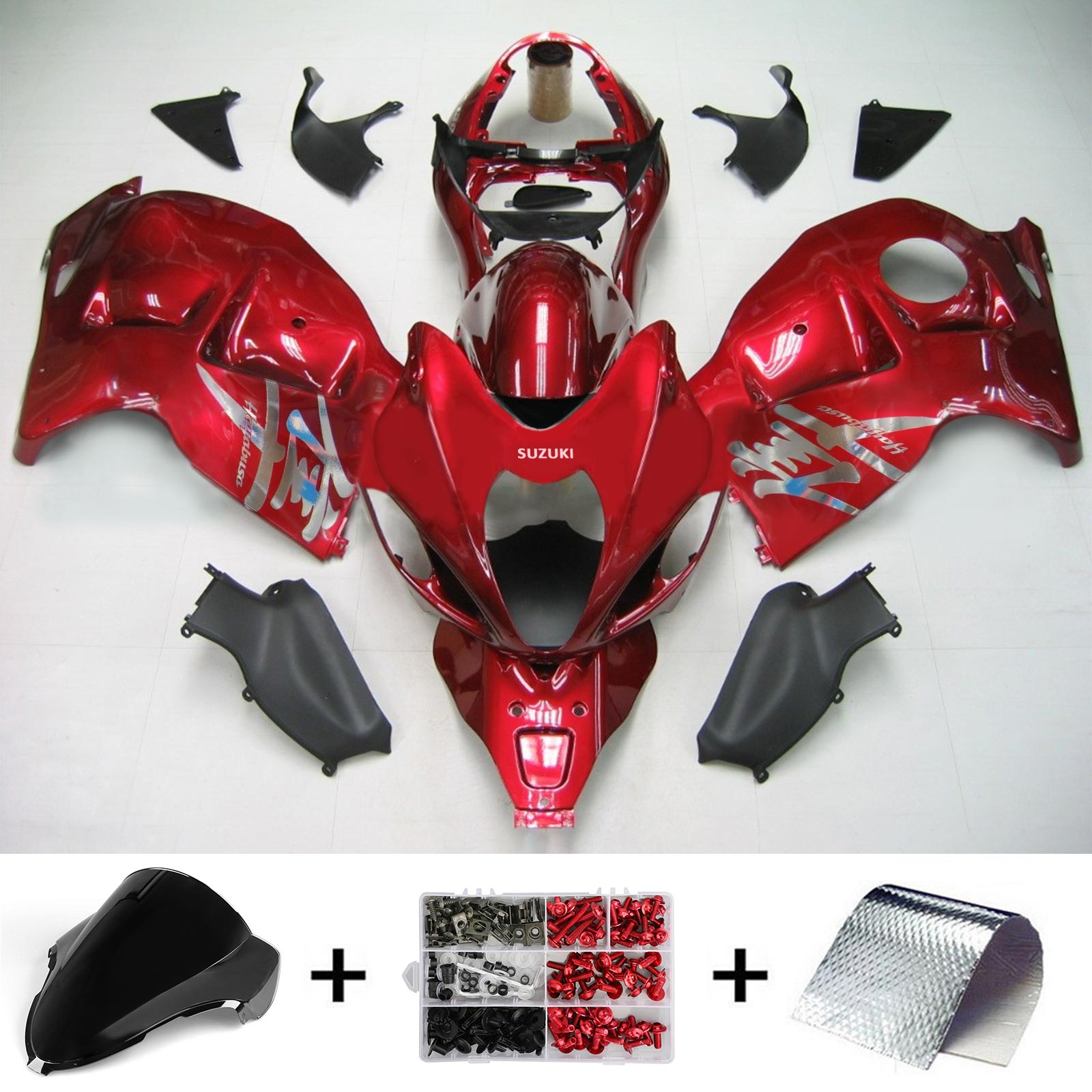 Suzuki Hayabusa GSXR1300 1999-2007 Fairing Kit Bodywork Plastic ABS